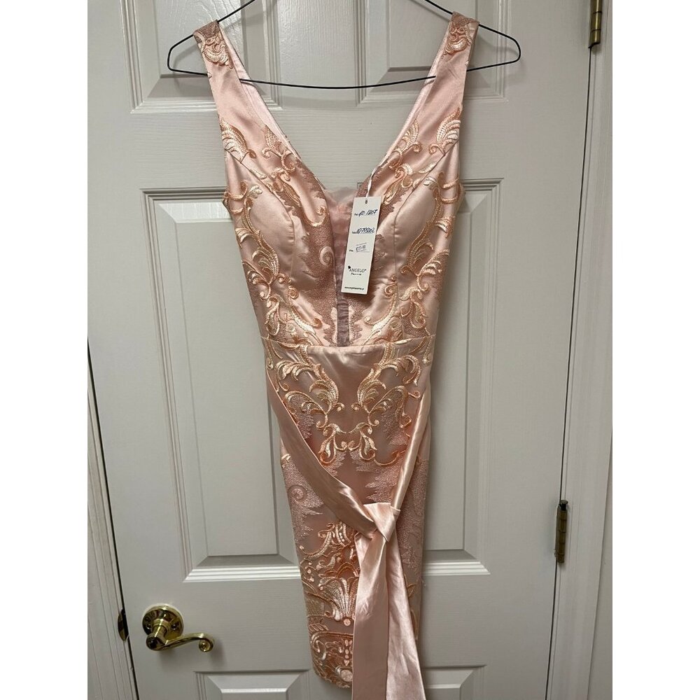 New with Tags NWT Angelo Psarros Imported From Greece Dress Size 1 Gown Beatiful